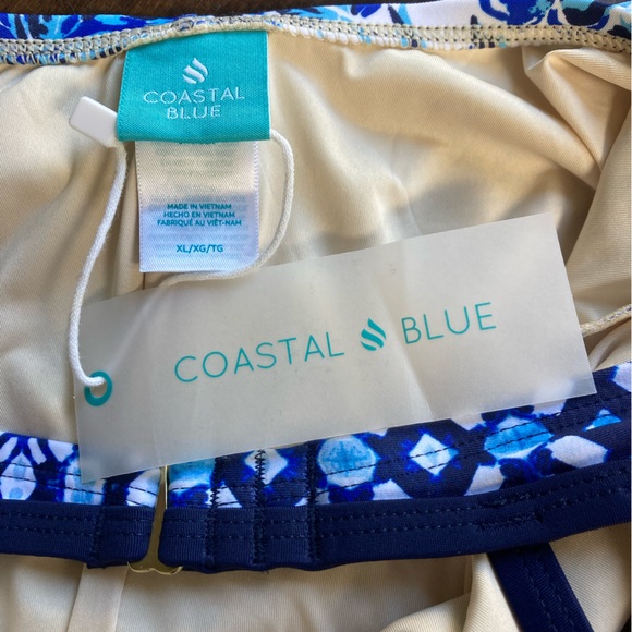 Coastal Blue one piece swimsuit size XL, new with tags NWT - Picture 4 of 5